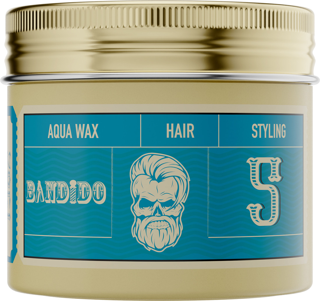 Віск для укладки волосся на водній основі середньої фіксації Aqua Wax 5 Меdium Blue Bandido, 125 мл