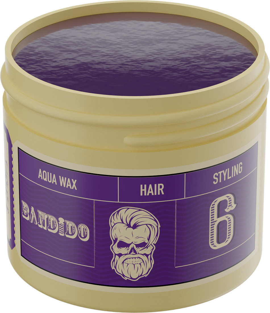 Воск для укладки волос на водной основе средней фиксации Aqua Wax 6 Medium Violetta Bandido, 125 мл на beauty-prof.com Фото 2 Воск для укладки волос на водной основе средней фиксации Aqua Wax 6 Medium Violetta Bandido, 125 мл Фото 2