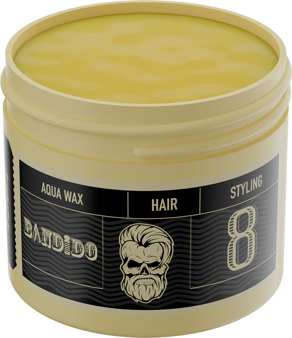 Воск для укладки волос на водной основе экстра сильной фиксации Aqua Wax 8 Extreme Strong Bandido, 125 мл на beauty-prof.com Фото 2 Воск для укладки волос на водной основе экстра сильной фиксации Aqua Wax 8 Extreme Strong Bandido, 125 мл Фото 2