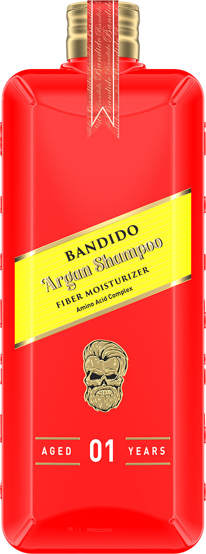 Шампунь для волосся з олією аргану Argan Shampoo Bandido, 350 мл на beauty-prof.com Шампунь для волосся з олією аргану Argan Shampoo Bandido, 350 мл