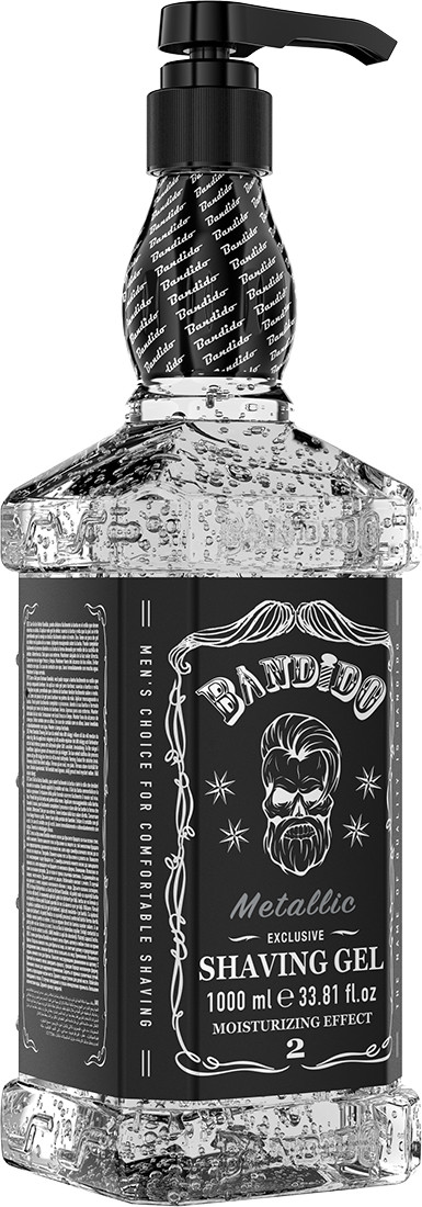 Гель для бритья Metallic Exclusive Bandido, 1000 мл 