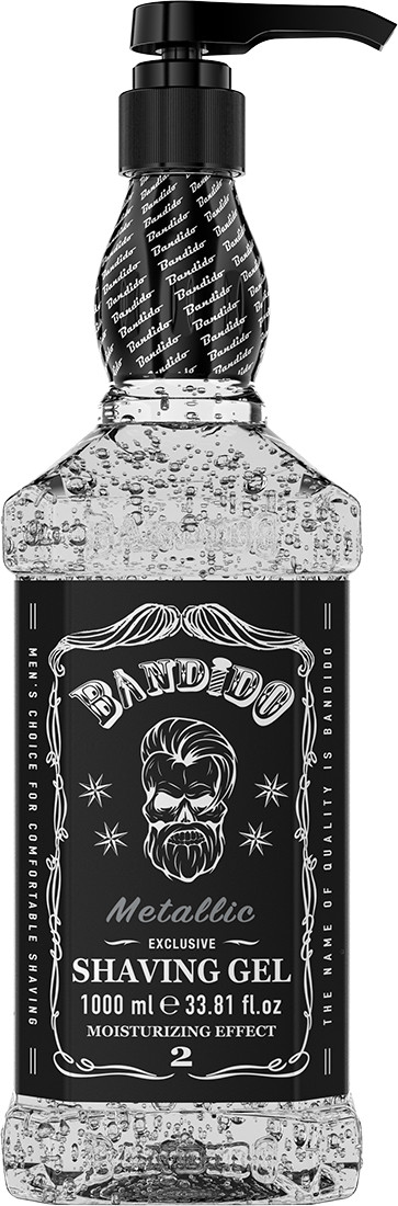 Гель для бритья Metallic Exclusive Bandido, 1000 мл  Фото 2 