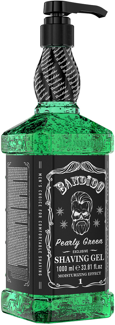Гель для гоління Metallic Pearly Green Bandido, 1000 мл