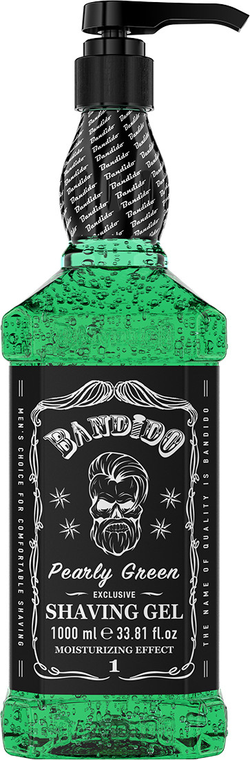 Гель для гоління Metallic Pearly Green Bandido, 1000 мл  Фото 2 