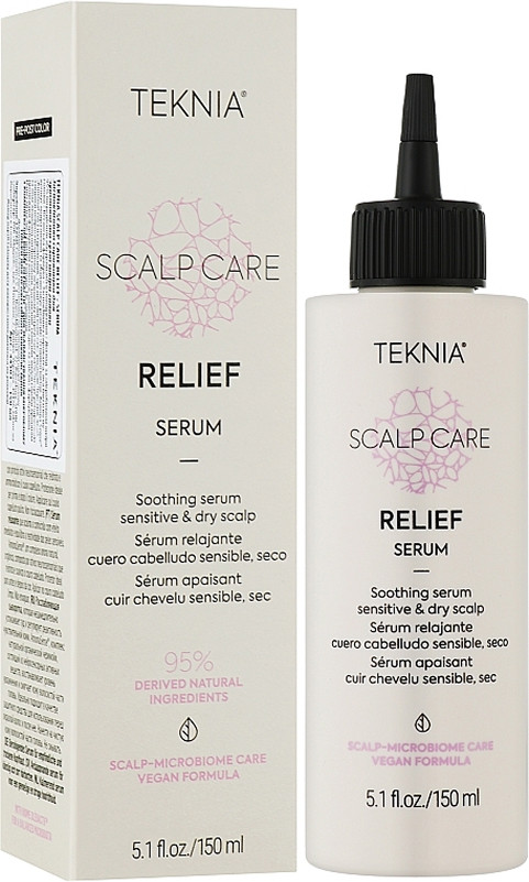 Сироватка для чутливої та сухої шкіри голови Teknia Scalp Care Relief Serum Lakme, 150 мл  Фото 2 