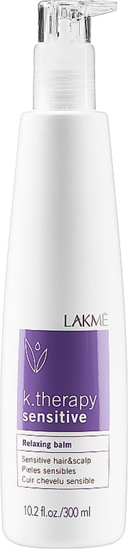 Бальзам для чутливої шкіри голови та волосся K.Therapy Sensitive Relaxing Balm Lakme, 300 мл