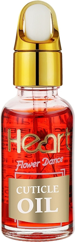 Олія квіткова для кутикул Strawberry (Червона) Heart, 30 мл