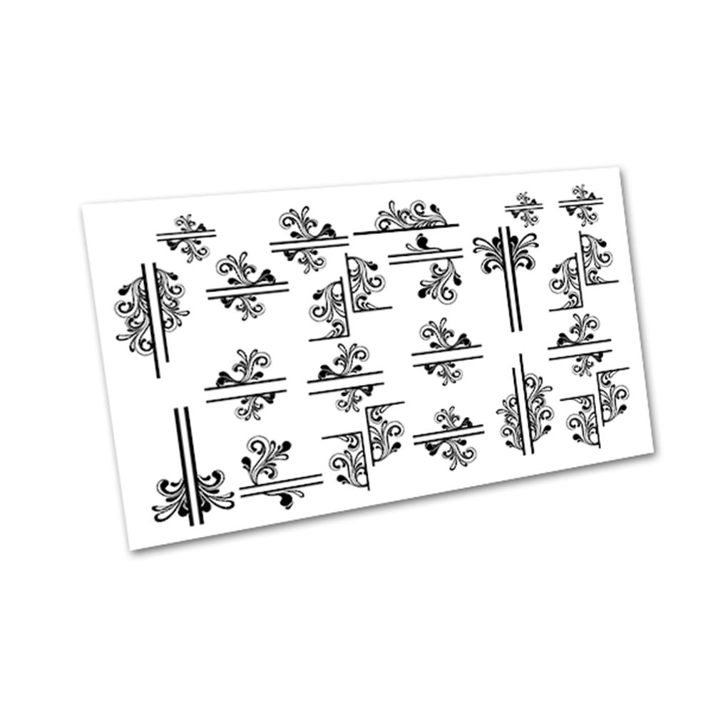 Слайдер-дизайн для нігтів Slider Design 00319