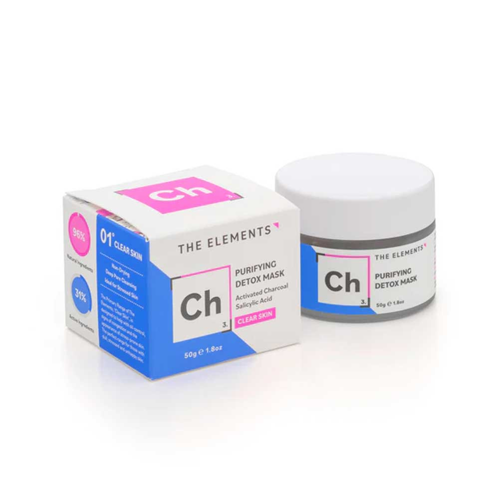 Маска для лица детокс с активированным углем The Element, 50 гр на beauty-prof.com Фото 2 Маска для лица детокс с активированным углем The Element, 50 гр Фото 2