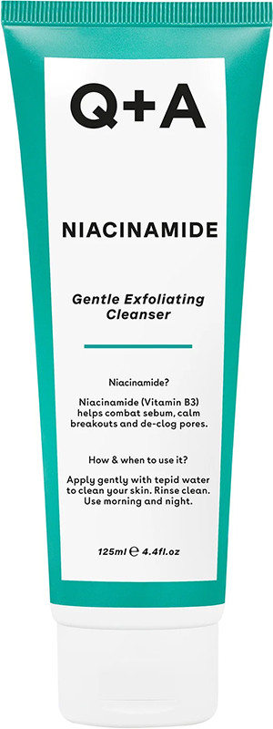 Гель для обличчя очищувальний з ніацинамідами Niacinamide Gentle Cleanser Q+A, 125 мл