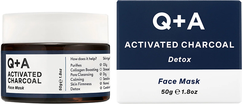 Маска для лица детокс с активированным углем Q+A, 50 гр на beauty-prof.com Фото 2 Маска для лица детокс с активированным углем Q+A, 50 гр Фото 2