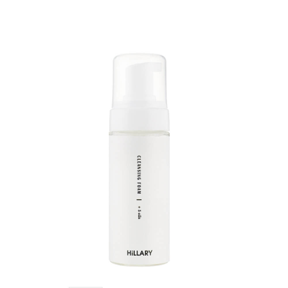 Очищаюча пінка для нормальної шкіри Hillary Cleansing Foam + 5 oils, 150 мл на beauty-prof.com Очищаюча пінка для нормальної шкіри Hillary Cleansing Foam + 5 oils, 150 мл