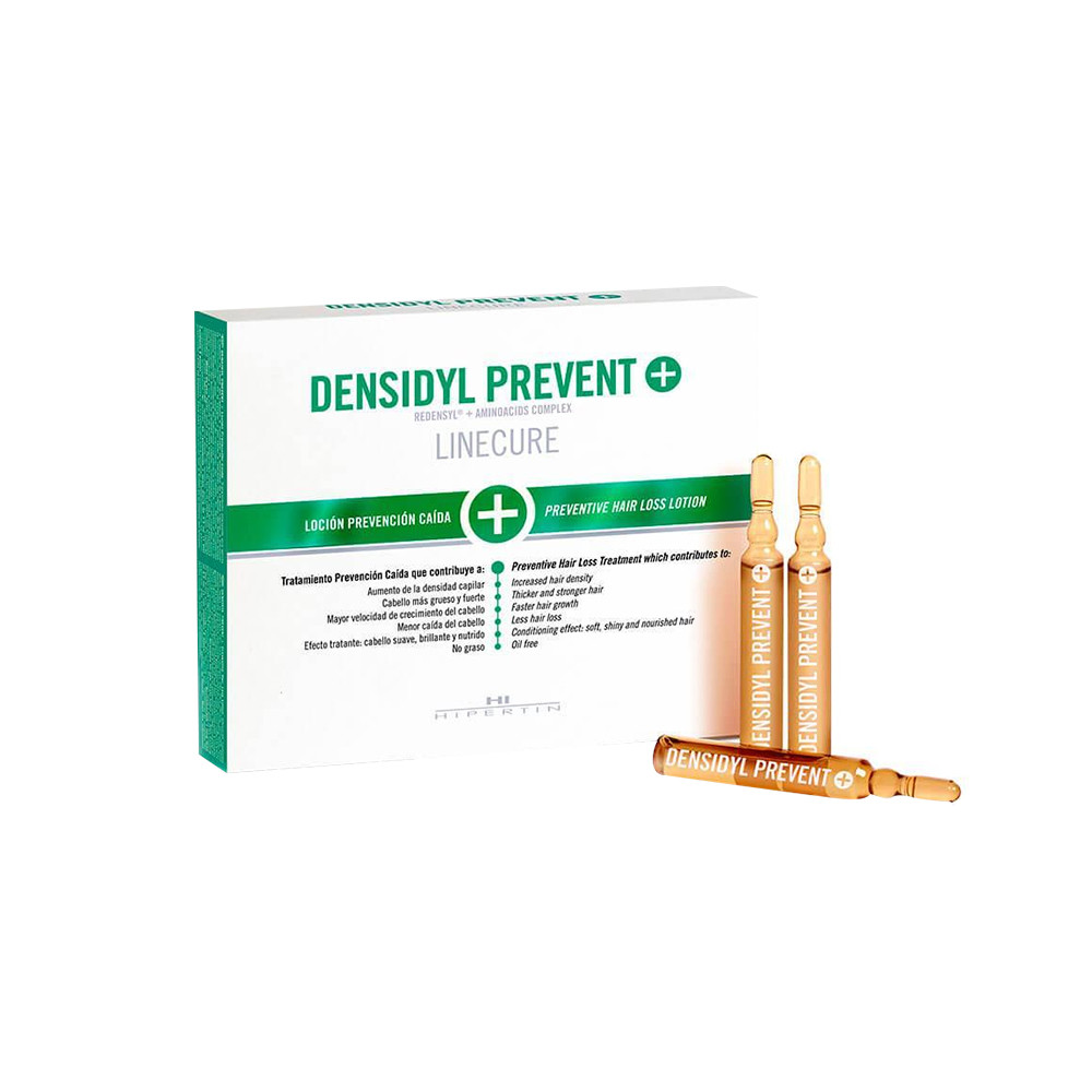 Ампули проти випадіння волосся Densidyl Prevent+, 12 ампул по 10 мл, HIPERTIN