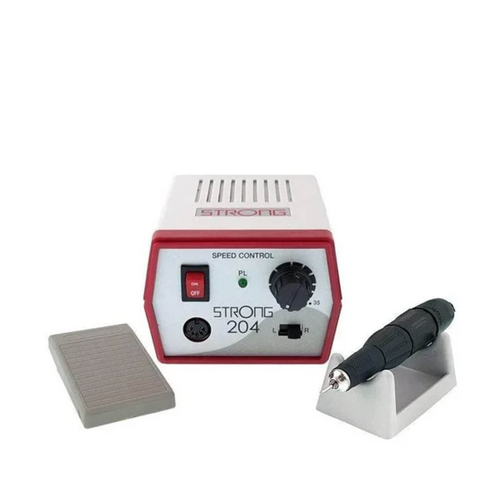 Фрезер для маникюра Strong 204 35000/65 W ручка 102 L на beauty-prof.com Фрезер для маникюра Strong 204 35000/65 W ручка 102 L
