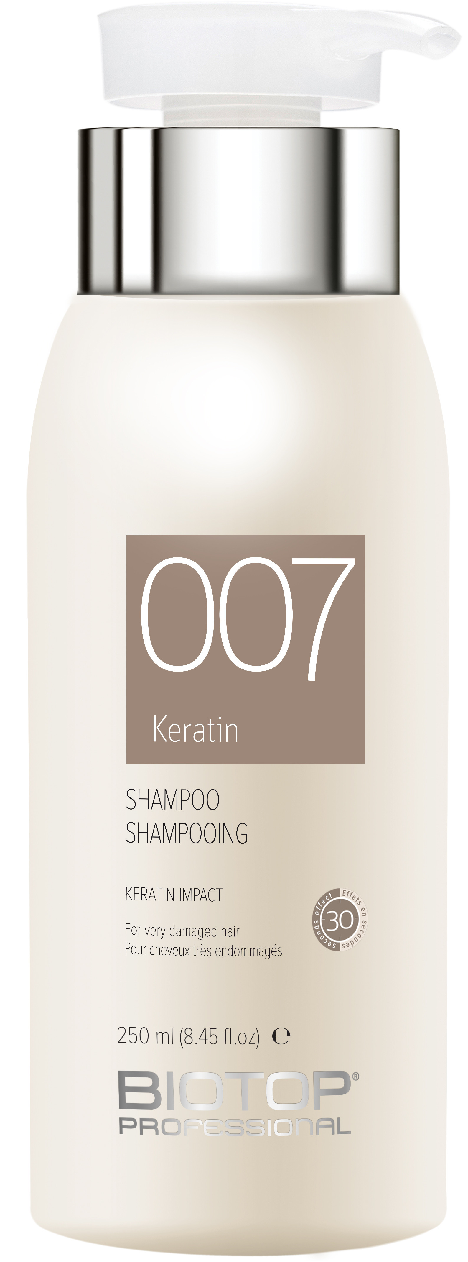 BIOTOP 007 Шампунь для волосся з кератином 250 мл на beauty-prof.com Фото 2 BIOTOP 007 Шампунь для волосся з кератином 250 мл Фото 2