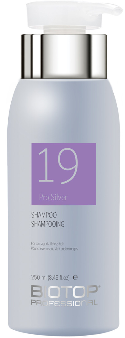 BIOTOP 19 Шампунь антижелтый для волос Pro Silver 250 мл  Фото 2 