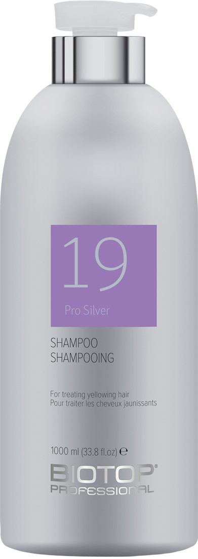 BIOTOP 19 Шампунь для нейтралізації жовтизни волосся Pro Silver 1000 мл на beauty-prof.com Фото 2 BIOTOP 19 Шампунь для нейтралізації жовтизни волосся Pro Silver 1000 мл Фото 2