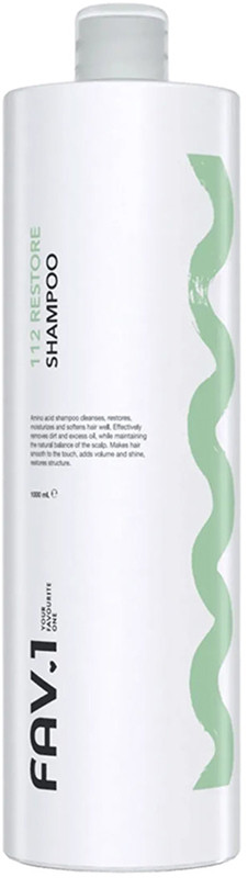 Шампунь аминокислотный 112 RESTORE SHAMPOO FAV-1, 1000 мл