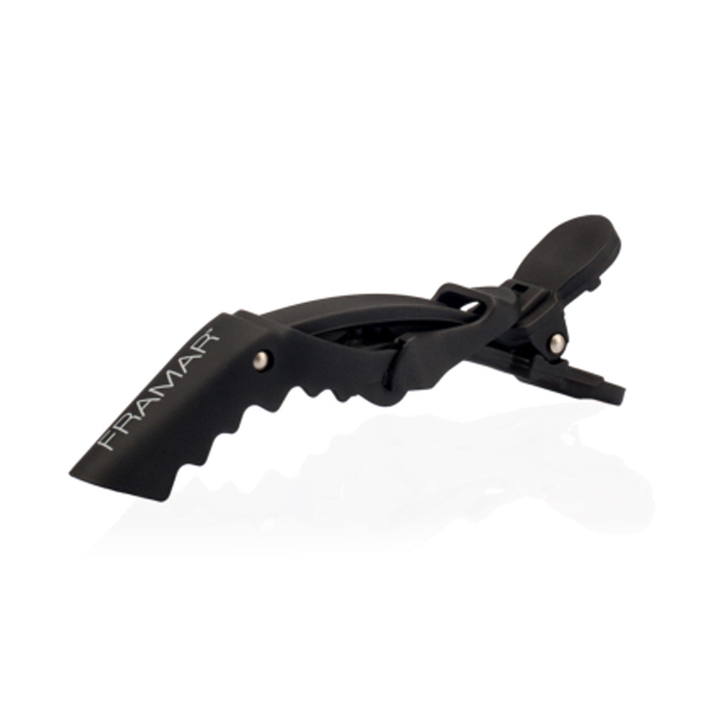 Затискач із прогумованим покриттям Rubberized Jaw Clip Framar, чорний