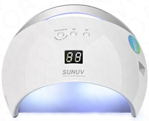 Лампа LED/UV SUN-6 гибридная (с дисплеем) белая, 48 Вт