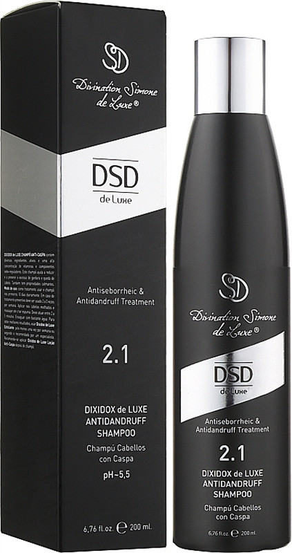 Шампунь против перхоти Antidandruff Shampoo 2.1 DSD DeLuxe, 200 мл  Фото 2 
