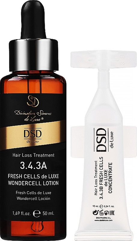 Лосьйон та активатор Fresh Cells Wondercell Lotion 3.4.3А DSD DeLuxe, 50мл/10 мл на beauty-prof.com Лосьйон та активатор Fresh Cells Wondercell Lotion 3.4.3А DSD DeLuxe, 50мл/10 мл