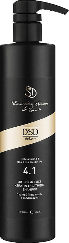 Шампунь відновлюючий з кератином Keratin Treatment Shampoo 4.1 DSD De Luxe, 500 мл