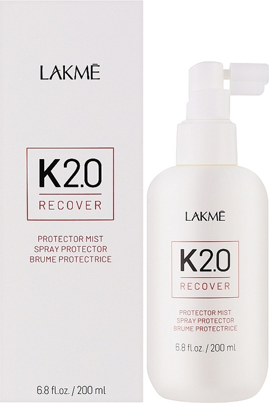 Спрей захисний для волосся K2.0 Recover Protector Mist Lakme, 200 мл на beauty-prof.com Фото 2 Спрей захисний для волосся K2.0 Recover Protector Mist Lakme, 200 мл Фото 2