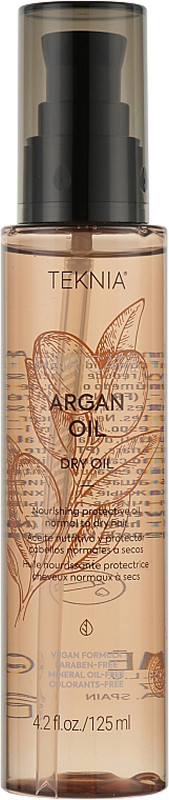 Суха олія для відновлення волосся Teknia Argan Oil Dry Lakme, 125 мл на beauty-prof.com Суха олія для відновлення волосся Teknia Argan Oil Dry Lakme, 125 мл