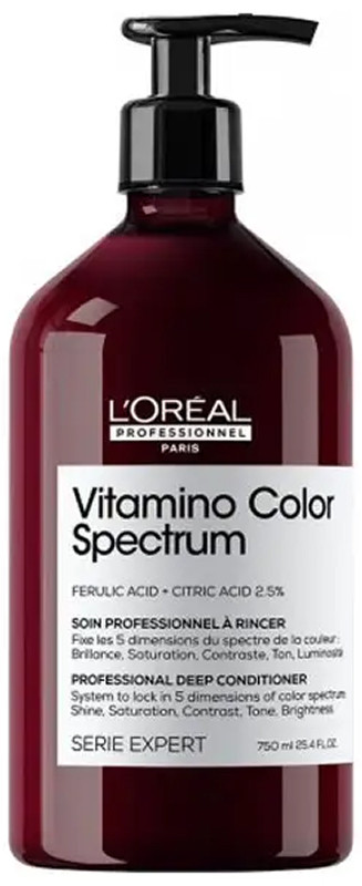 Кондиціонер для блиску та збереження кольору Vitamino Color Spectrum, 750мл L’Oreal Professionnel Paris