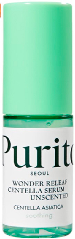 Миниатюра сыворотки с центеллой без масел Purito Seoul Wonder Releaf Centella Unscented Serum, 15 мл