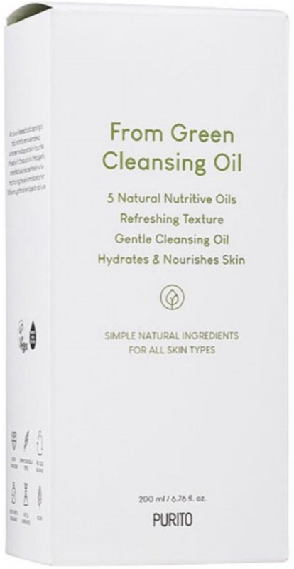 Олія гідрофільна очищаюча Purito From Green Cleansing Oil, 200 мл  Фото 2 