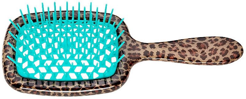 Щітка Superbrush леопард з синім Janeke