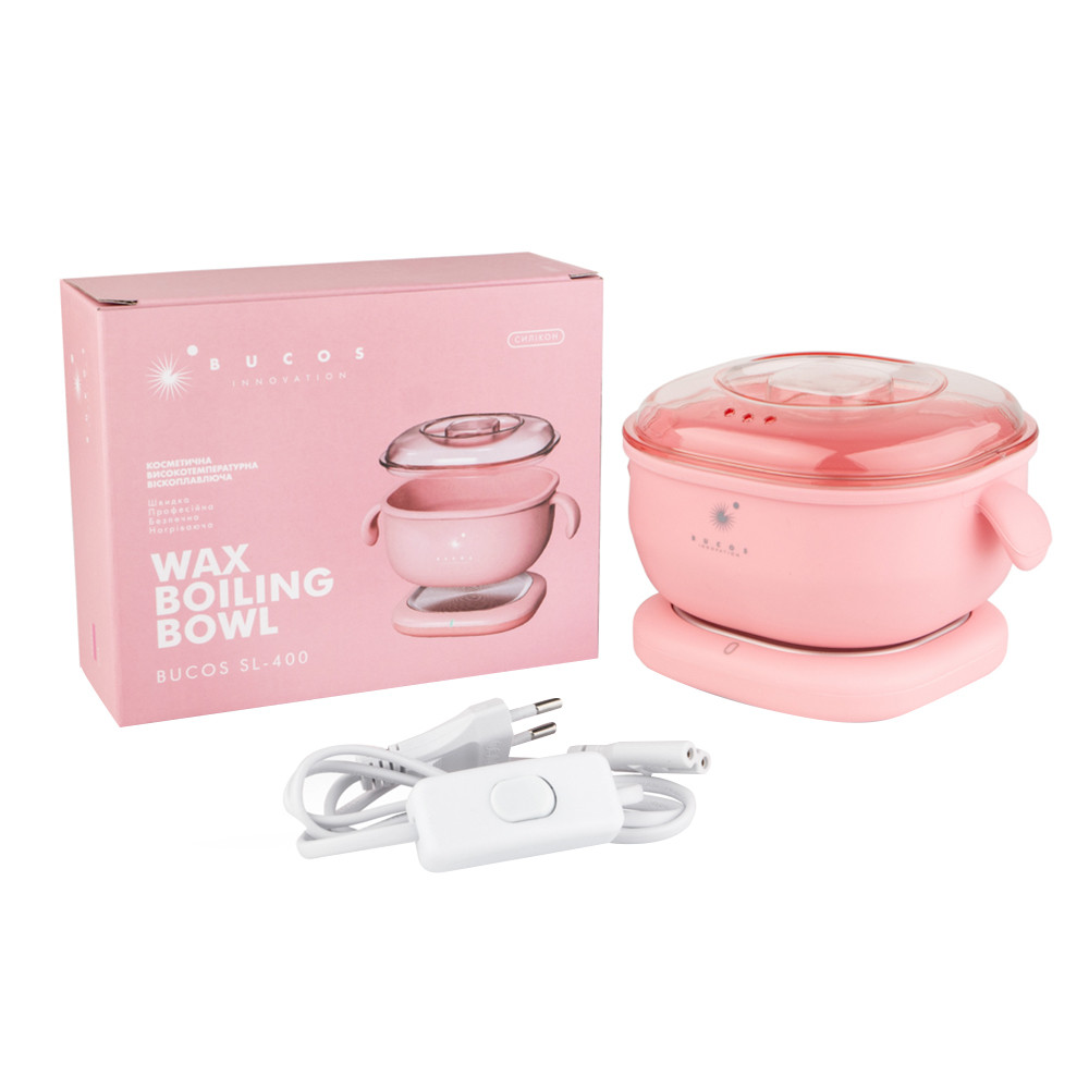 Воскоплав для віску для віску Bucos SL-400 Pink Silicone Edition 400 мл 100 W  Фото 3 