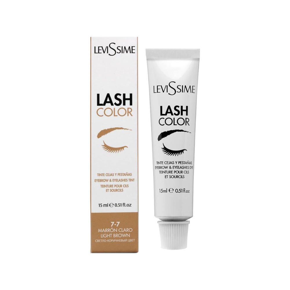 Фарба для брів та вій Light Brown №7.7 LeviSsime, 15 мл