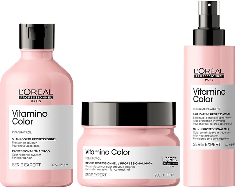 Набір шампунь + маска + спрей Serie Expert Vitamino Color L’Oreal Professionnel Paris, 300х250х190 мл  Фото 2 