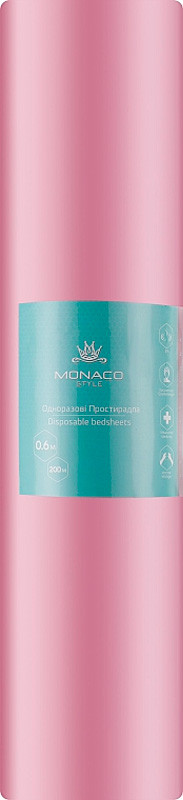 Простынь розовая 0,6х200м Monaco на beauty-prof.com Простынь розовая 0,6х200м Monaco