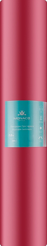 Простынь розовая 0,8х200м Monaco на beauty-prof.com Простынь розовая 0,8х200м Monaco