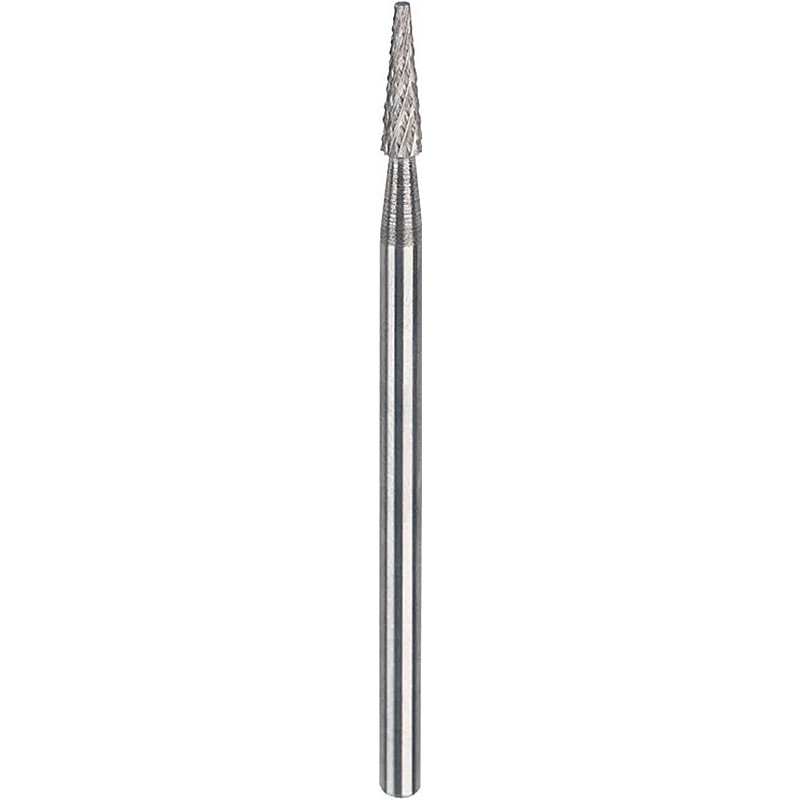 Фреза твердосплавная красная, мягкая "Конус" Krass, 2.3x8