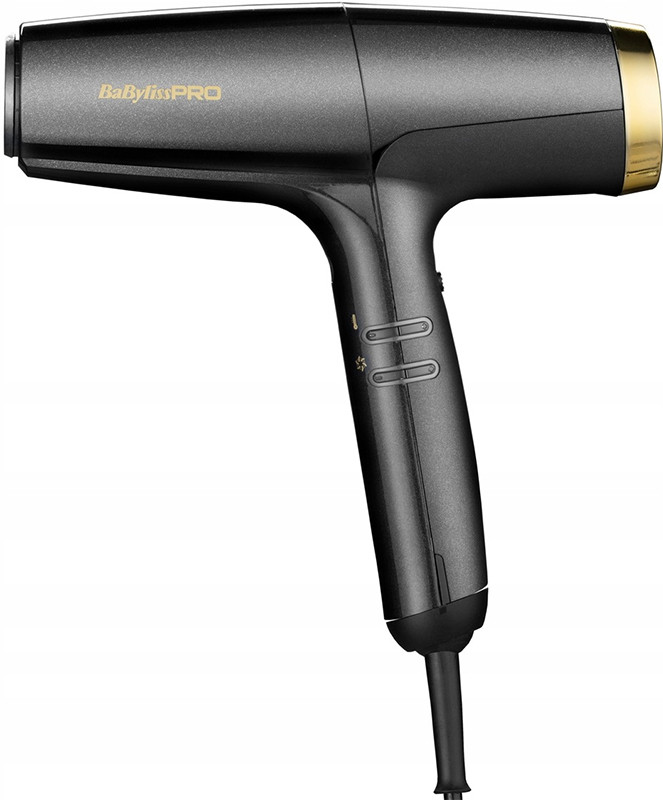 Фен для волосся BaByliss PRO Falco Grey&Gold BAB8550E