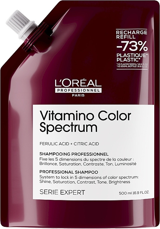 Шампунь для блеска и сохранения цвета реф Vitamino Color Spectrum 500 мл L’Oreal Professionnel Paris