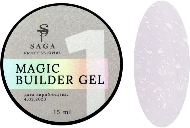 Будівельний гель Builder Gel Magic №1 Saga, 15 мл