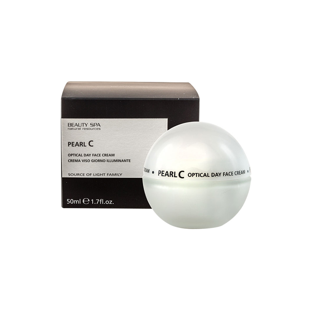 Денний перловий крем для обличчя та шиї SPF 15 Pearl C Beauty Spa, 50 мл