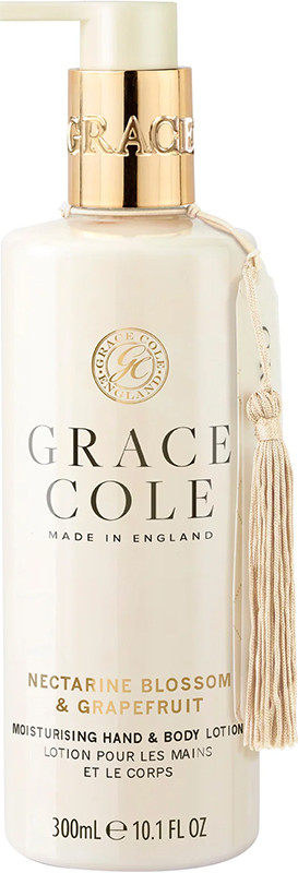 Лосьйон для рук і тіла Nectarine Blossom & Grapefruit Grace Cole, 300 мл