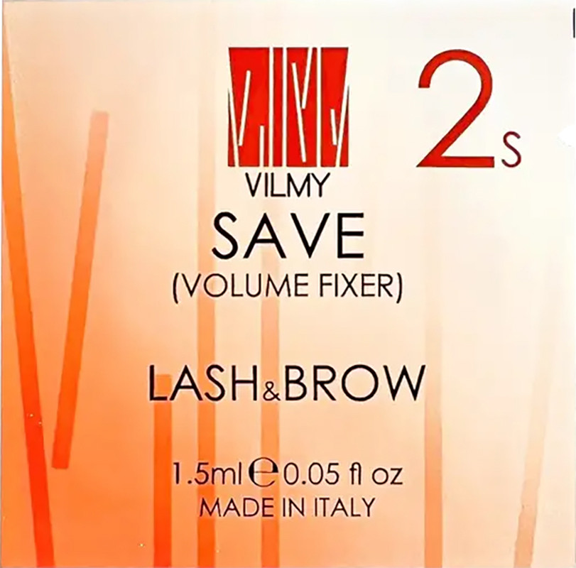Фіксатор об'єму для вій та брів VOLUME FIXER / SAVE 2S VILMY, 1,5 мл