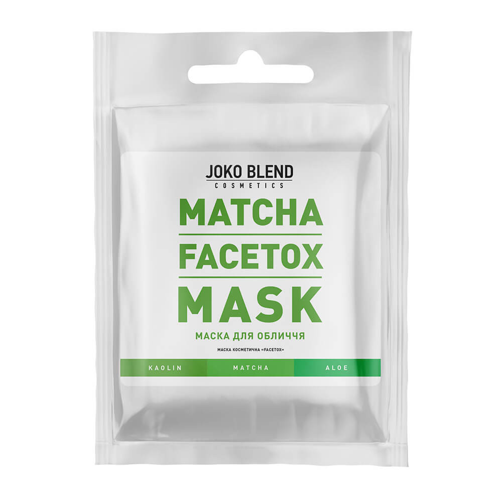 Маска для обличчя Matcha Facetox Mask Joko Blend, 20 гр на beauty-prof.com Маска для обличчя Matcha Facetox Mask Joko Blend, 20 гр