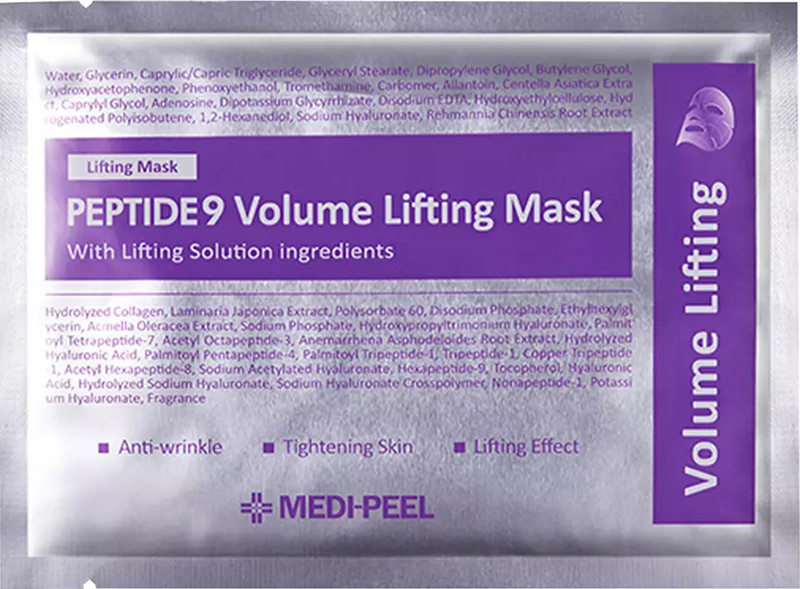 Ліфтінг-маска для обличчя з пептидами Peptide 9 Volume Lifting Mask MEDI-PEEL