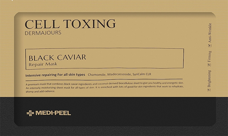 Маска тканинна омолоджувальна зі стовбуровими клітинами Cell Toxing Dermajours Repair Mask Medi-Peel