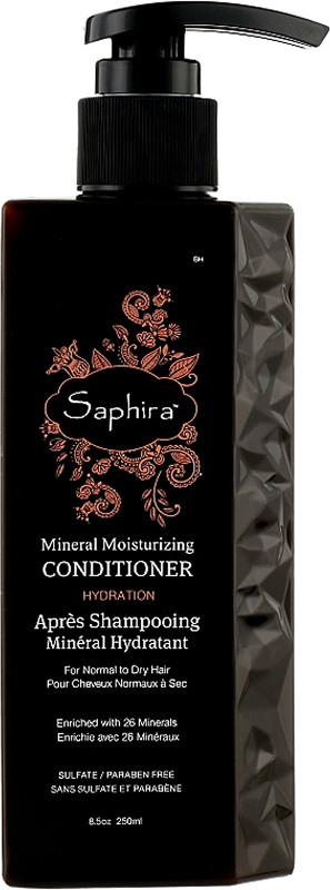 Кондиционер для увлажнения волос минеральный Hydration Saphira, 250 мл