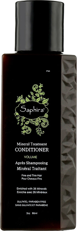 Кондиционер для придания объема волос минеральный Volume Saphira, 250 мл
